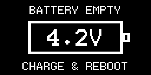 Low battery warning
