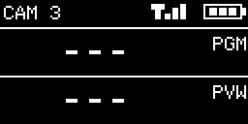 Receiver Tally page